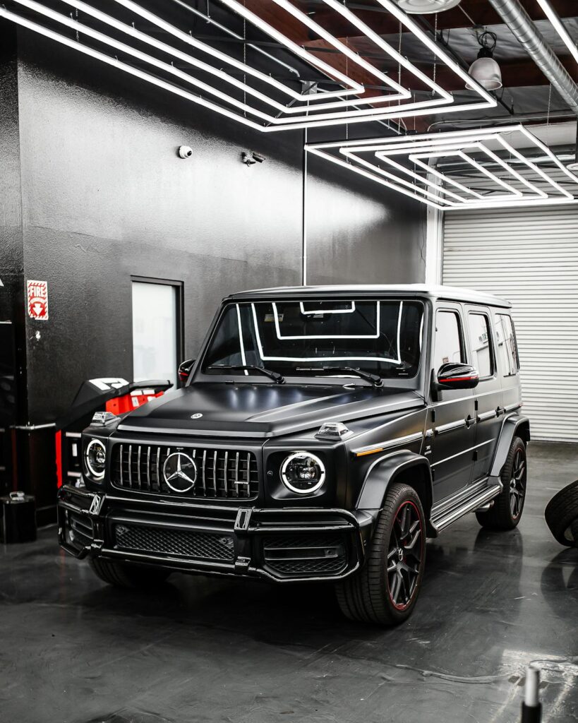 A Black Mercedes-Benz G Class Ceramic Coating Vs PPF in Concord, NC at Infinite Auto Works