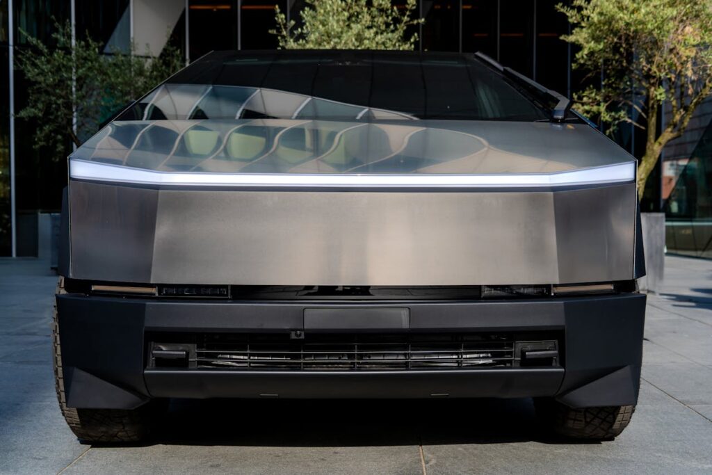 Tesla Cyber Truck with paint protection film at Infinite Auto Works in Concord, NC