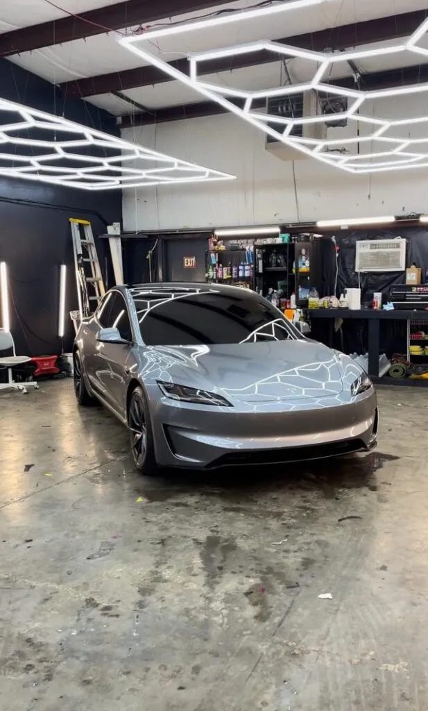 Professional Tesla paint protection services in Concord, NC